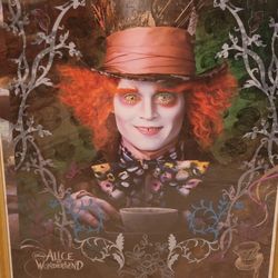 Tha Mad Hatter Poster  ( This Poster Hung Up In Block Buster  Window)