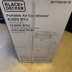 black+decker portable air conditioner/heat mode 