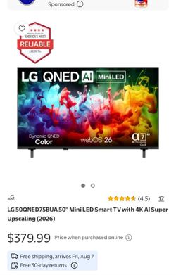 50 LG QNED mini led