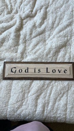 Wooden sign