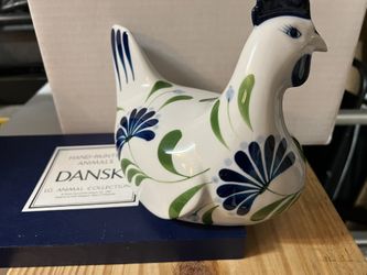 Dansk  Hand Painted Chicken