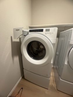 Whirlpool Front-Load Washing Machine & Dryer  White
