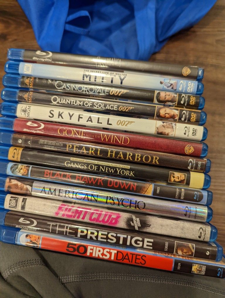 Blu-Ray Movies Bulk