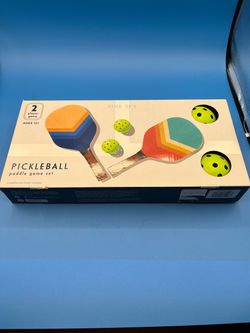 Pink Sky Pickleball paddle game set
