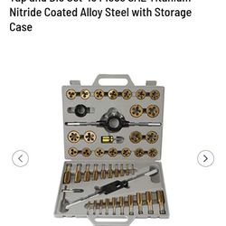 Pro Titanium Nitride Tap & Die Set