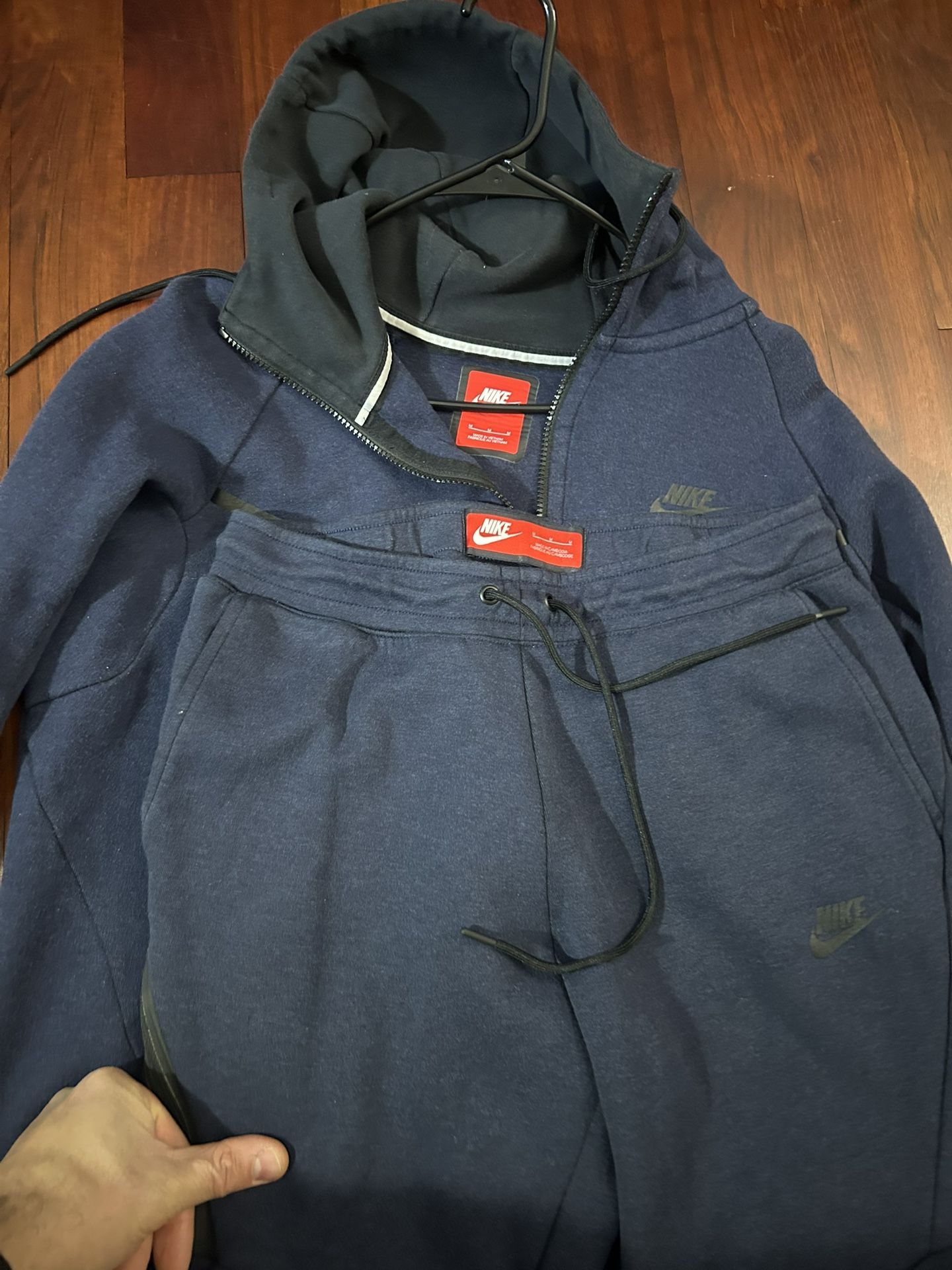 Blue Nike Tech Jogging Suit