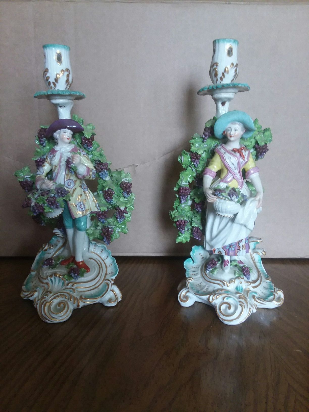 French candelabras Girl and Boy