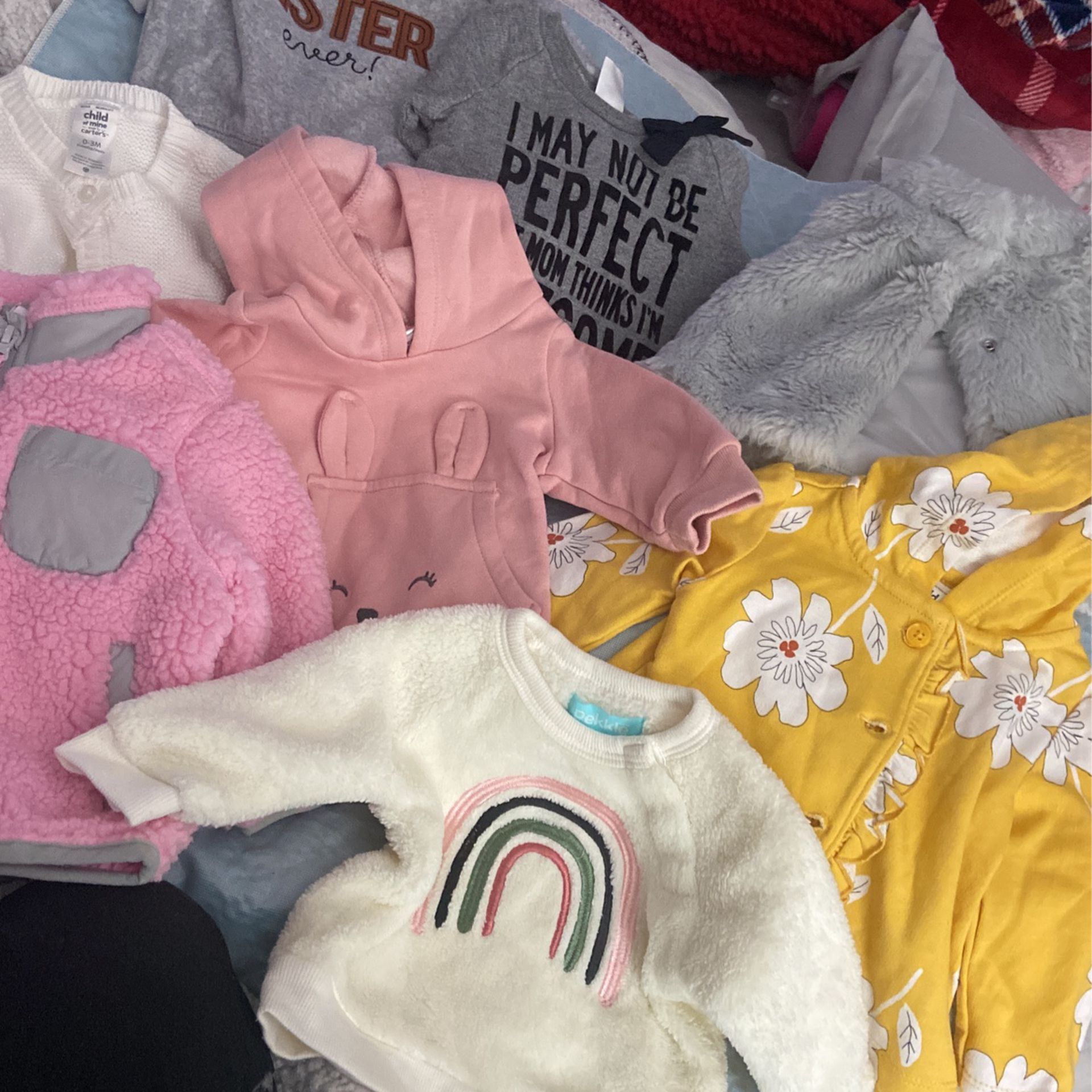 Baby Girl Sweaters 0-3 Months