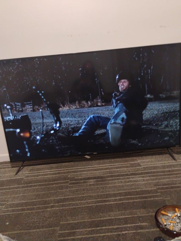 This Is A 65 Inch TV Works Good I Just Bought It 6 Months Ago Barely Used It Moving Out Of State Need To Sell Quick For 150 Firm