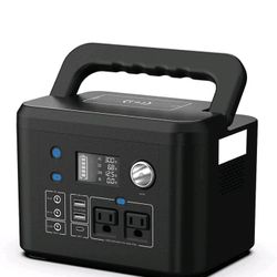 Portable Power Station 350W 260Wh Battery Charger Camping RV Solar Generator