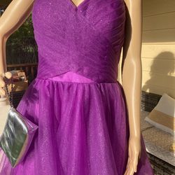 New Party Dress In Purple