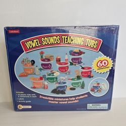 BRAND NEW/SEALED BOXE~EXCELLENT 🎄CHRISTMAS GIFT 🎁 
LAKESHORE VOWEL SOUNDS TEACHING TUBS. 
