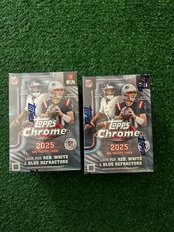 2025 Topps Chrome NFL Football Value Box