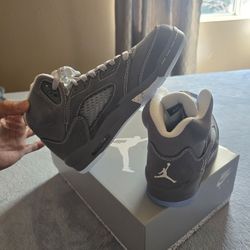 GS SZ 5.5 Y JORDAN 5 WOLF GREY