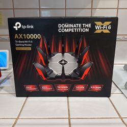 AX10000 Tri-Band Wi-Fi 6 Gaming Router