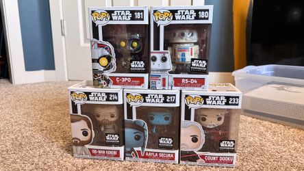 Star Wars Smugglers Bounty Pop Vinyl Lot