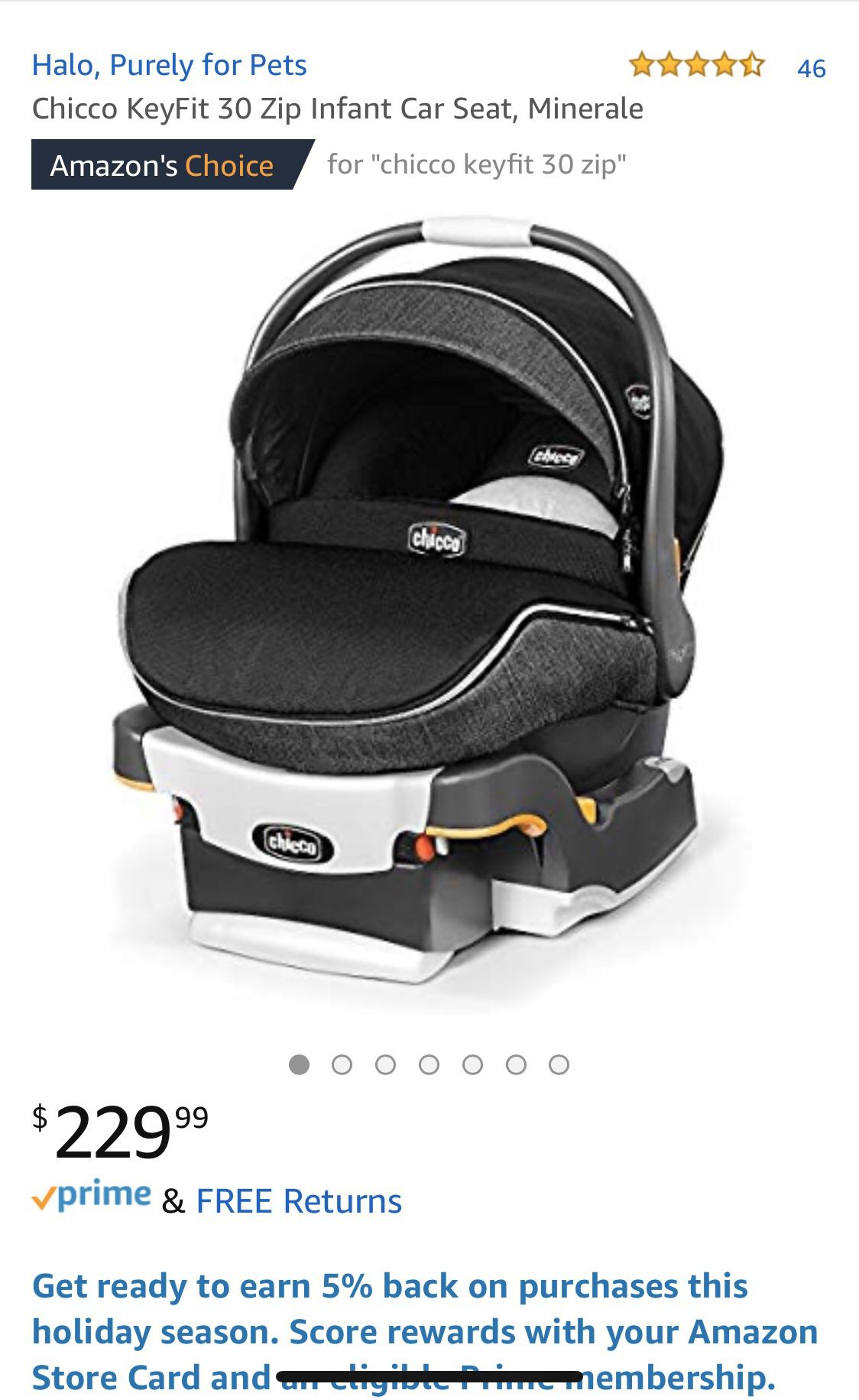 Chicco Infant Car Seat and extra base