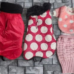 SMALL PUPPY OR DOG CLOTHES XS/S, Lot Of 4