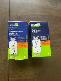 New GFCI Leviton Outlet 15Amp