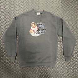 Disney Snow White And Seven Dwarfs Crewneck Grumpy Adult Sz Small Vintage NEW