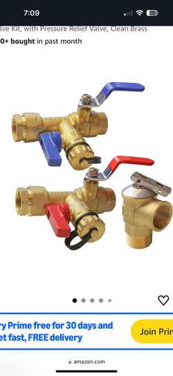 Tankless Isolation Valve Kit