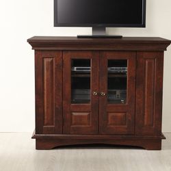 Media Storage Cabinet, 37-Inch, Vintage Walnut