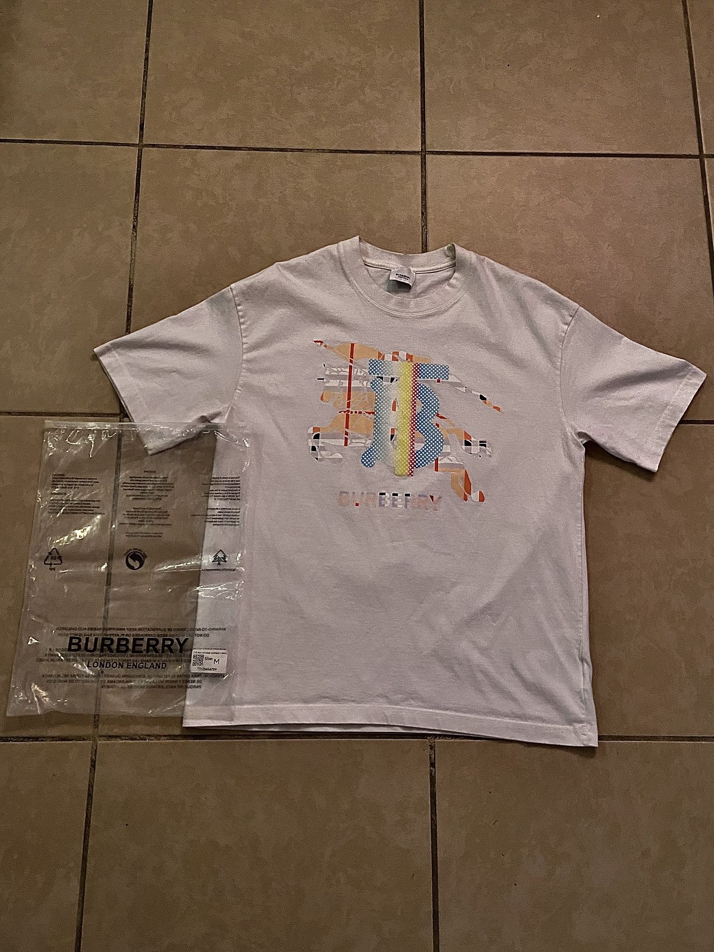 White Burberry T-shirt