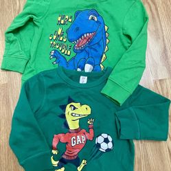 Toddler Gap dinosaur sweatshirts 