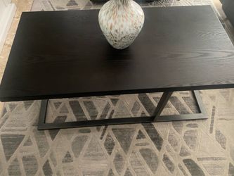 Coffee table with 2 side tables to match