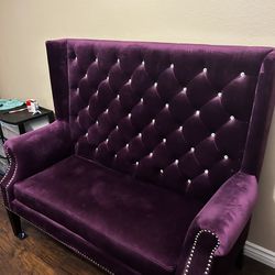 Purple couch