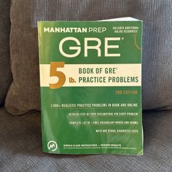GRE Prep Book