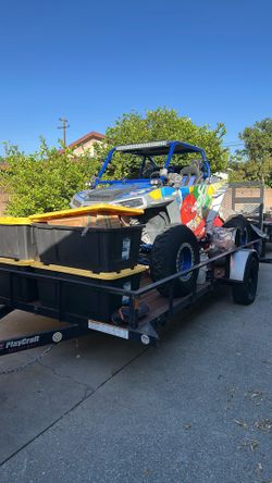 2017 RZR Polaris & 2020 Playcraft Trailer
