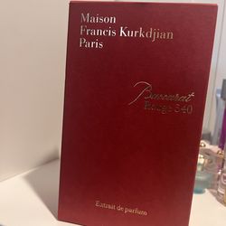 Luxurious Maison Francis Kurkdjian Baccarat Rouge 540 Extrait de Parfum.