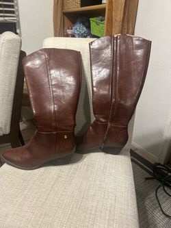 Macys leather boots