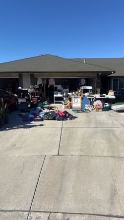 Plants, clothes, beds, guitars, kitchen appliances, shoes, vanity ect