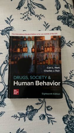 Drugs, Society & Human Behavior 18th edition