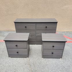 Gray Matte Bedroom Dresser Set!