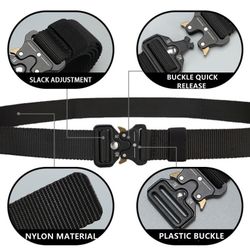 Tactical Canvas Belt 