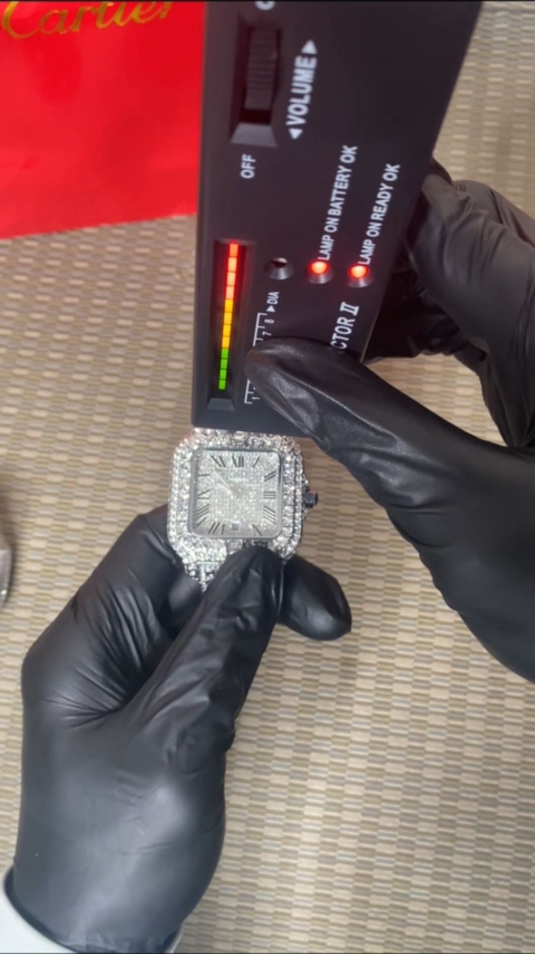 Moissanite Watch Passes Diamond Tester *NEGOTIABLE*