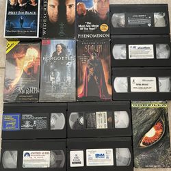 14 POPULAR VHS MOVIES 