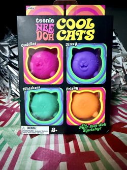 NeeDoh Cool Kittens 4 Pack