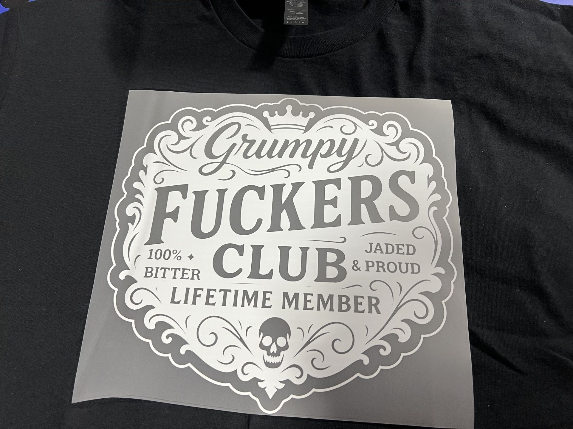 Tshirt Print “Grumpy Fuckers Club”