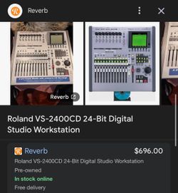 Roland 24 Track Programmer Workstation