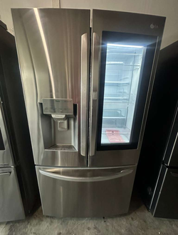 LG French Door Fridge w/ InstaView + Dispenser – Stainless, Counter‑Depth