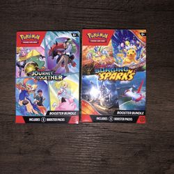 Pokemon Booster Bundles Journey Together & Surging Sparks 