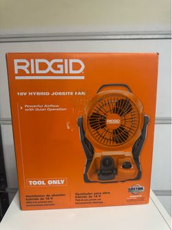 Shop RIDGID 18V Cordless Hybrid Jobsite Fan (Tool Only)