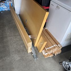 Bed frame Queen size and Table