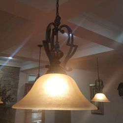 Antique Ceiling Lights (x4)