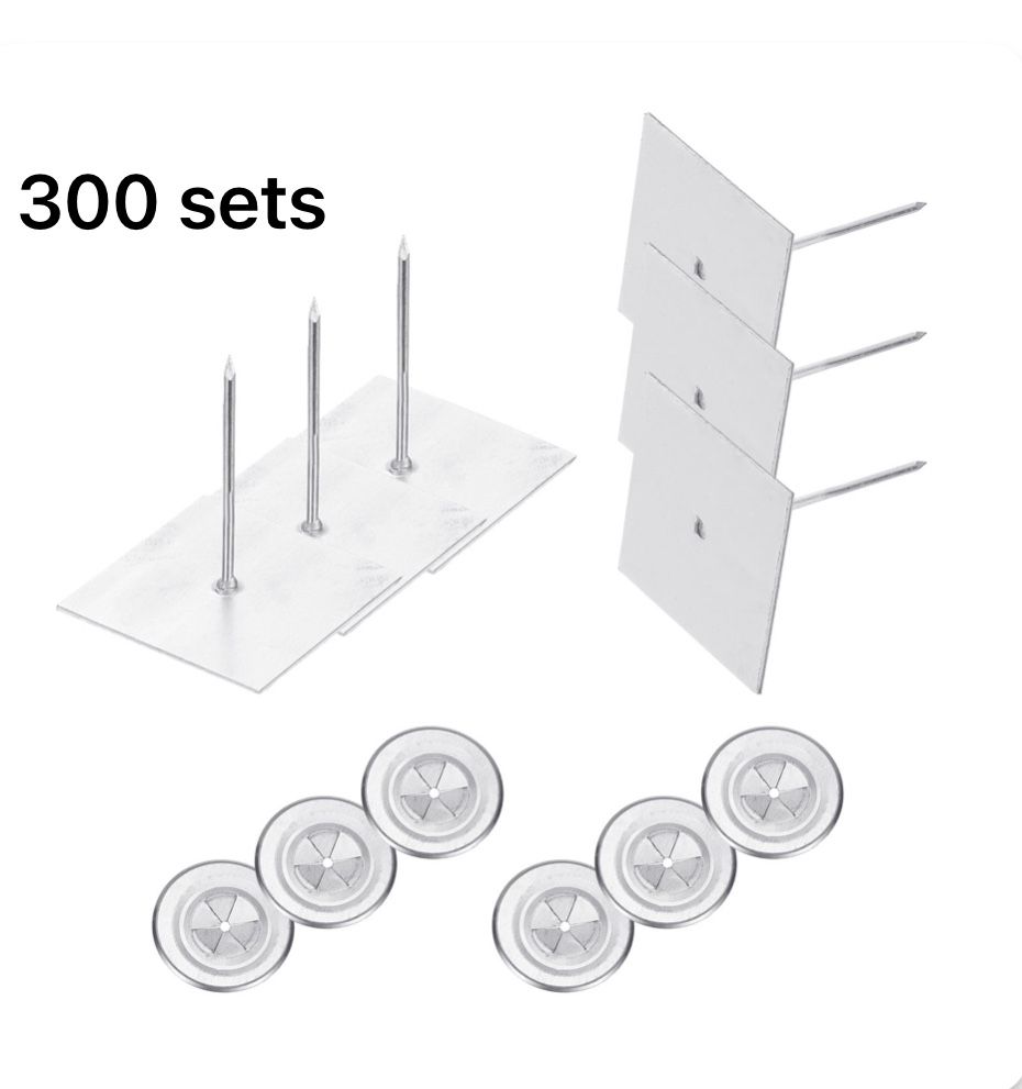 GEMCO Peel And Press Insulation Hanger with Self Looking Washer Clip is a set of 300