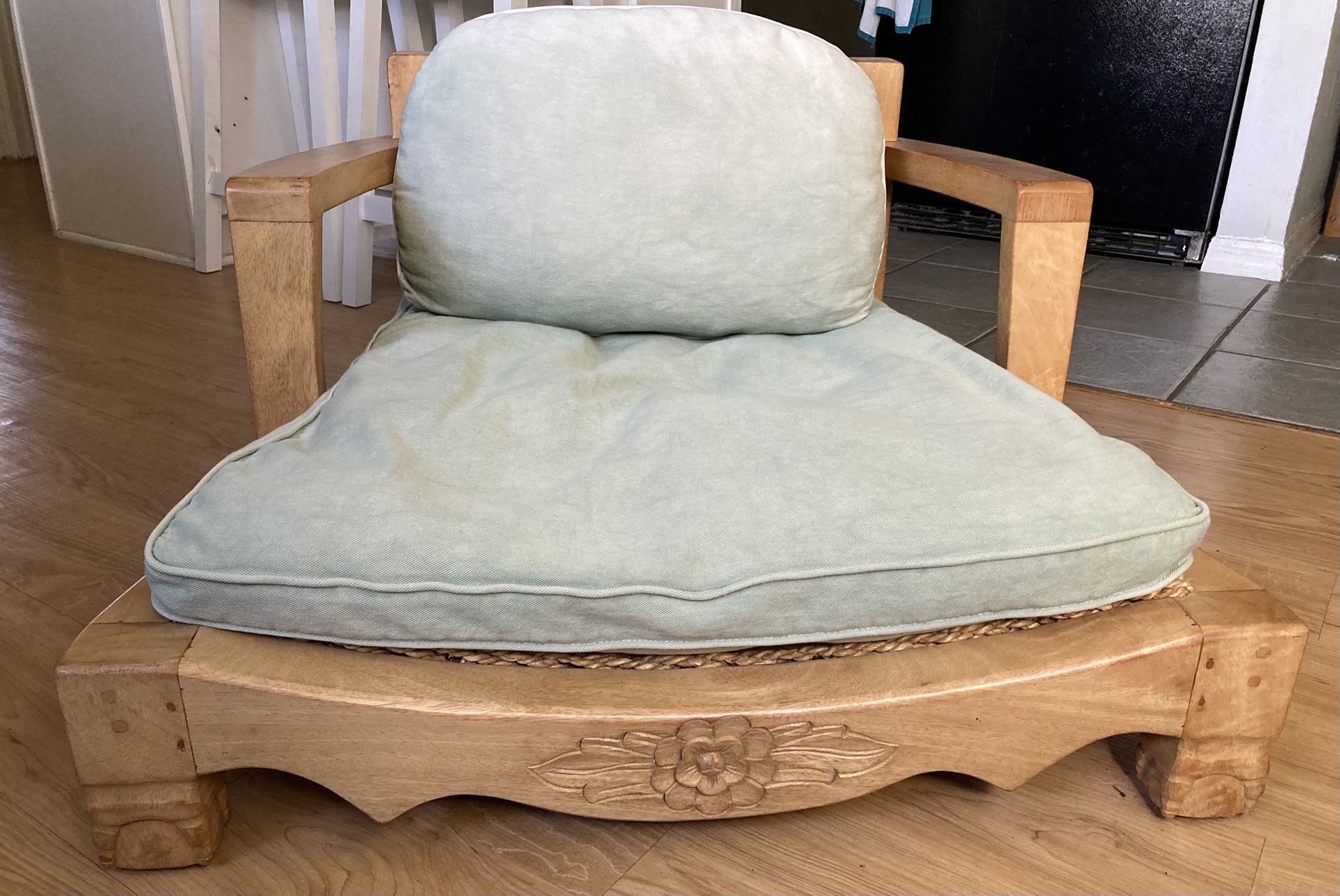 Handcarved Meditation Chair (by Harmony In Design)